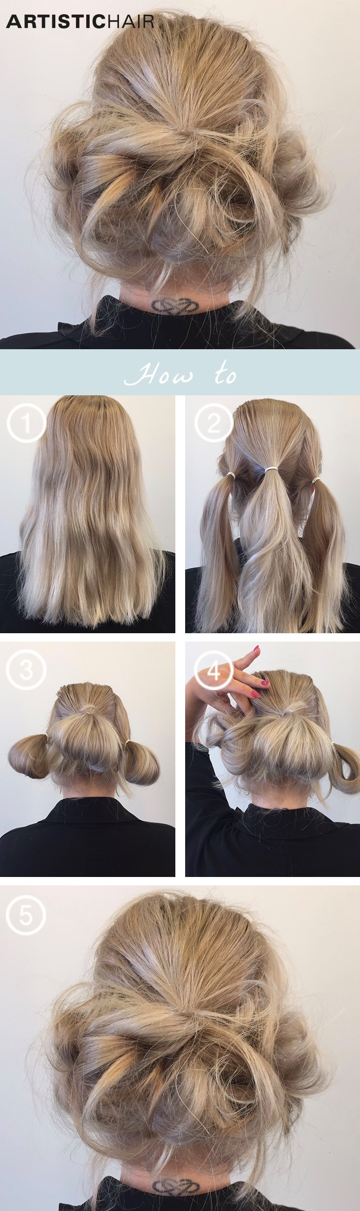 messy updo tutorial